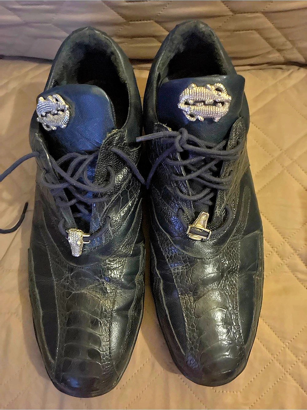 Belvedere Men's Black Dress Shoes